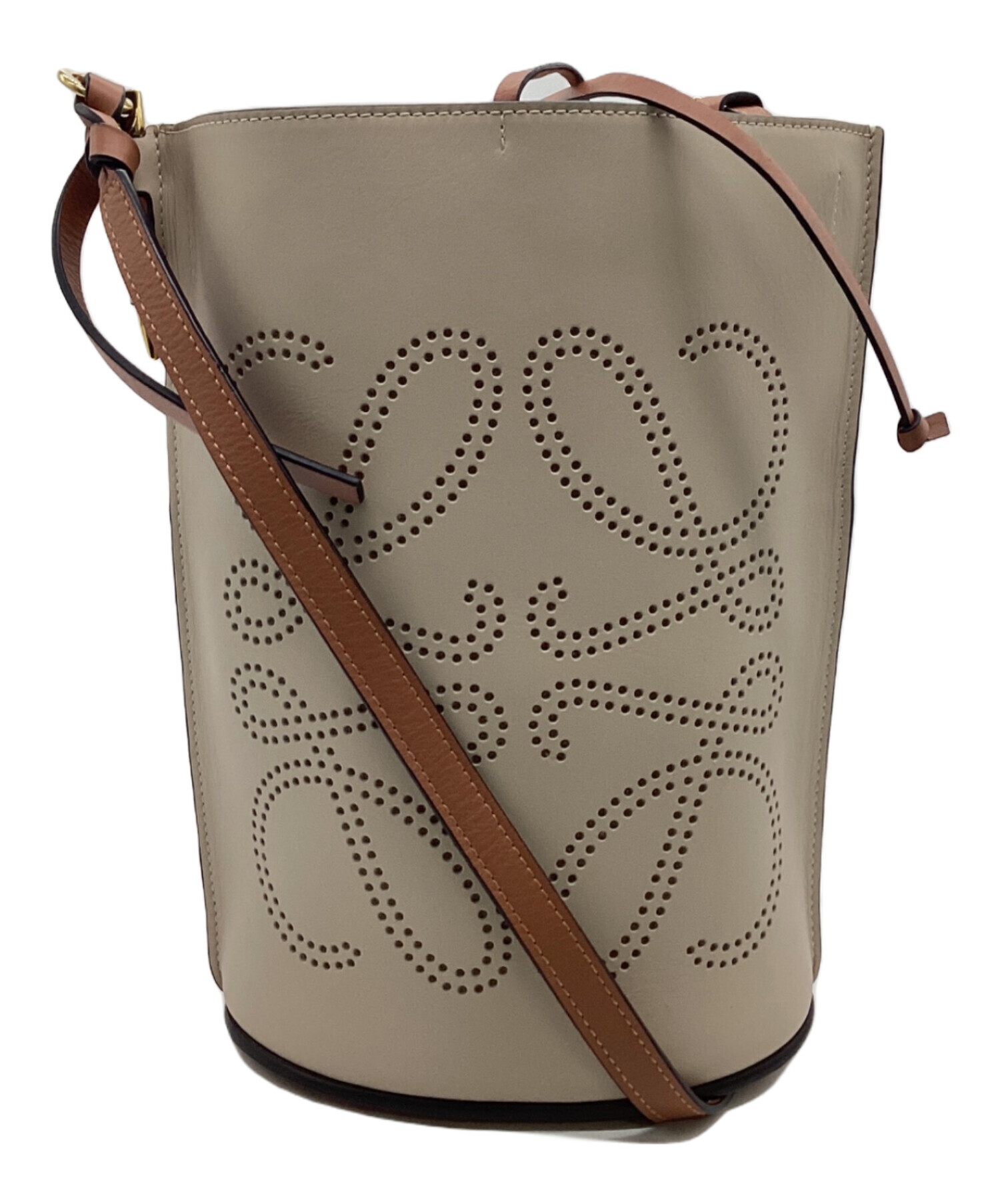 中古・古着通販】LOEWE (ロエベ) アナグラムゲート バケットショルダー 