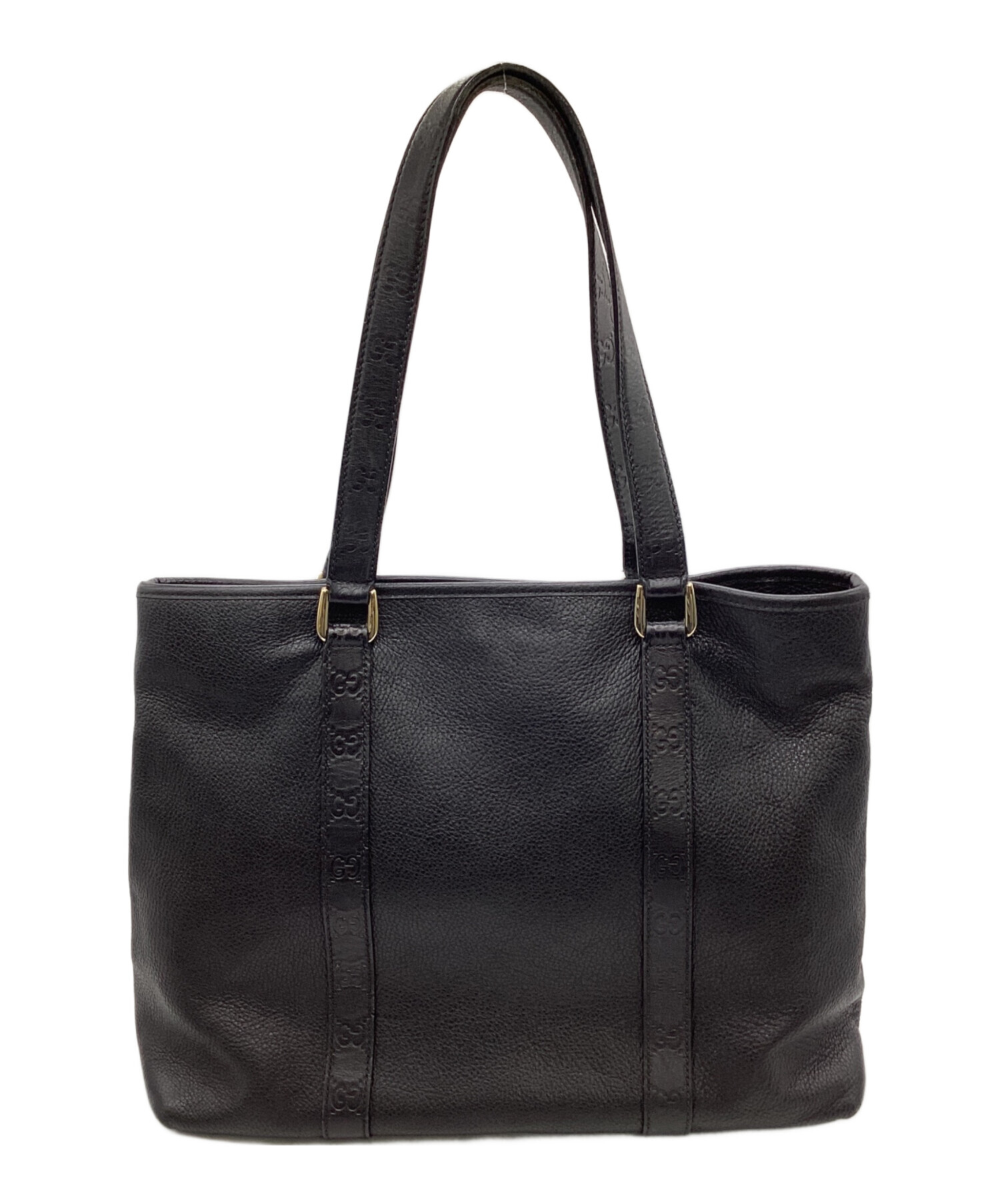 (中古)GUCCI トートバッグ GUCCI グッチ ロゴ ラージ トートバック 2WAYショルダーバック