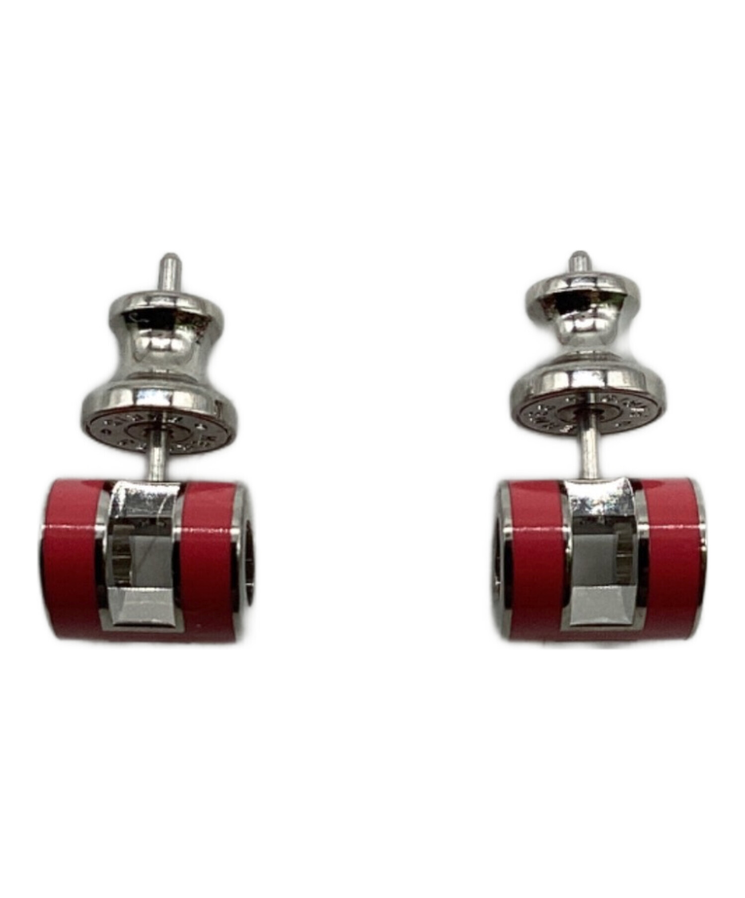 中古・古着通販】HERMES (エルメス) ミニポップHピアス ピンク