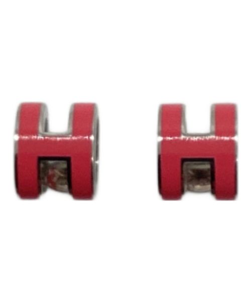 中古・古着通販】HERMES (エルメス) ミニポップHピアス ピンク