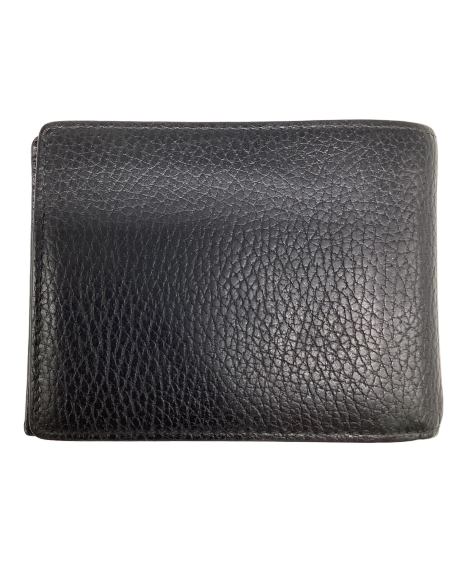 中古・古着通販】GUCCI (グッチ) 2つ折り財布 ブラック｜ブランド 