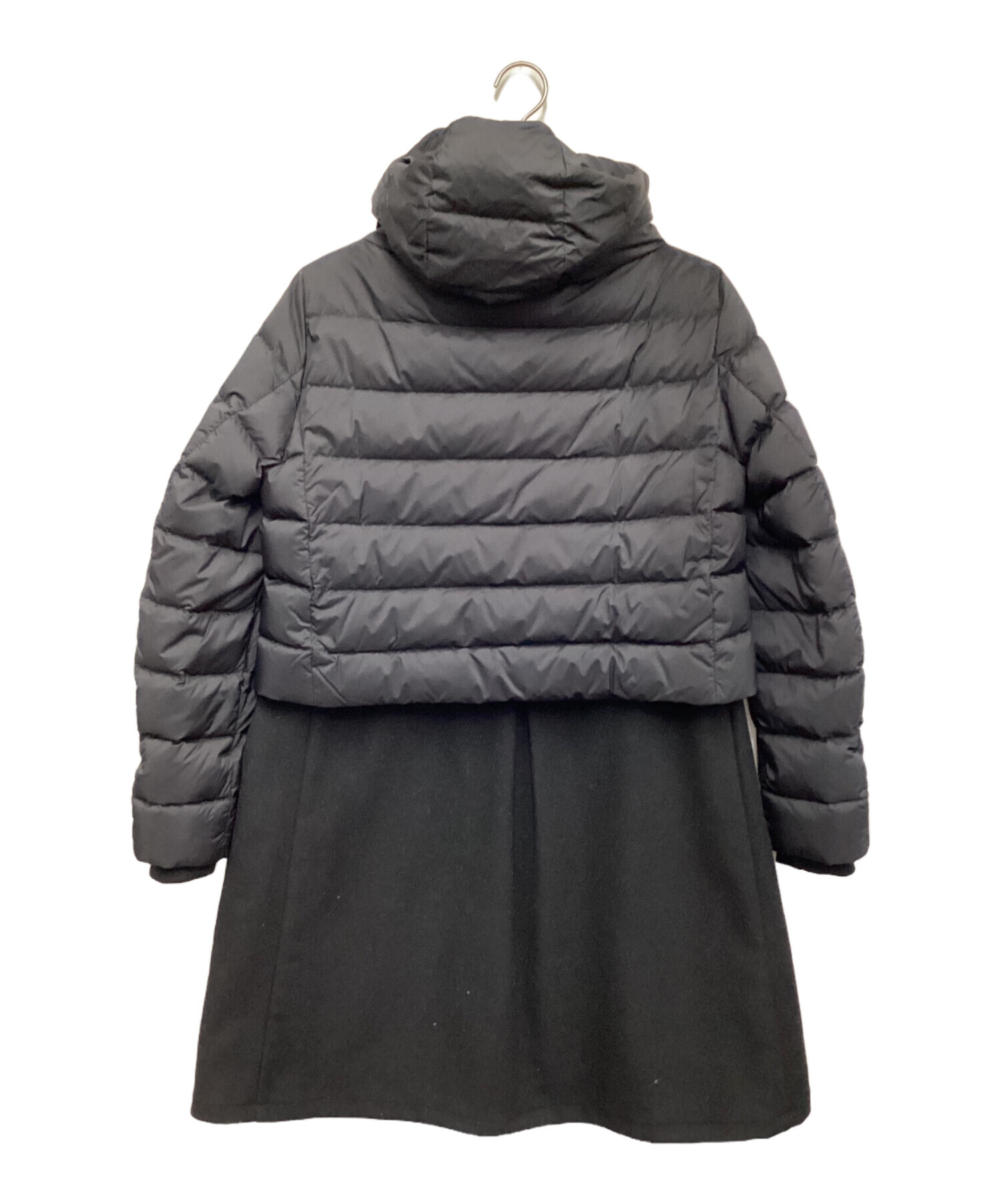 中古・古着通販】HERNO (ヘルノ) ウール ナイロン 切替ダウンコート 