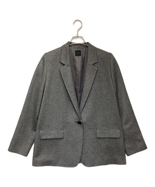 未使用 スピックアンドスパン 24AW ラメウールジャケット 38 グレー 中古・古着通販】Spick and Span (スピックアンドスパン) ラメウール