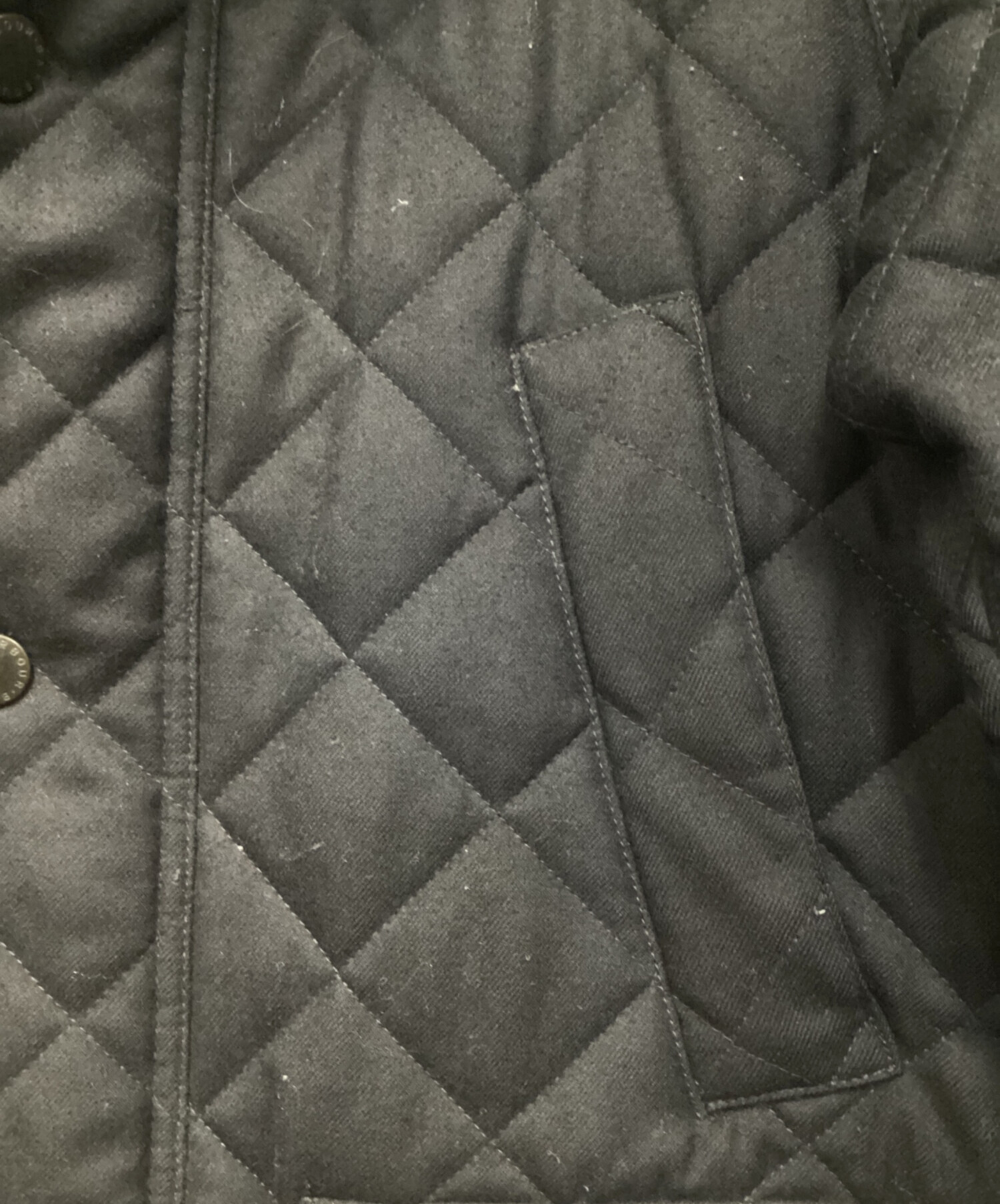 Barbour キルティングジャケット グレー 36サイズ 中古・古着通販】Barbour (バブアー) キルティングジャケット グレー