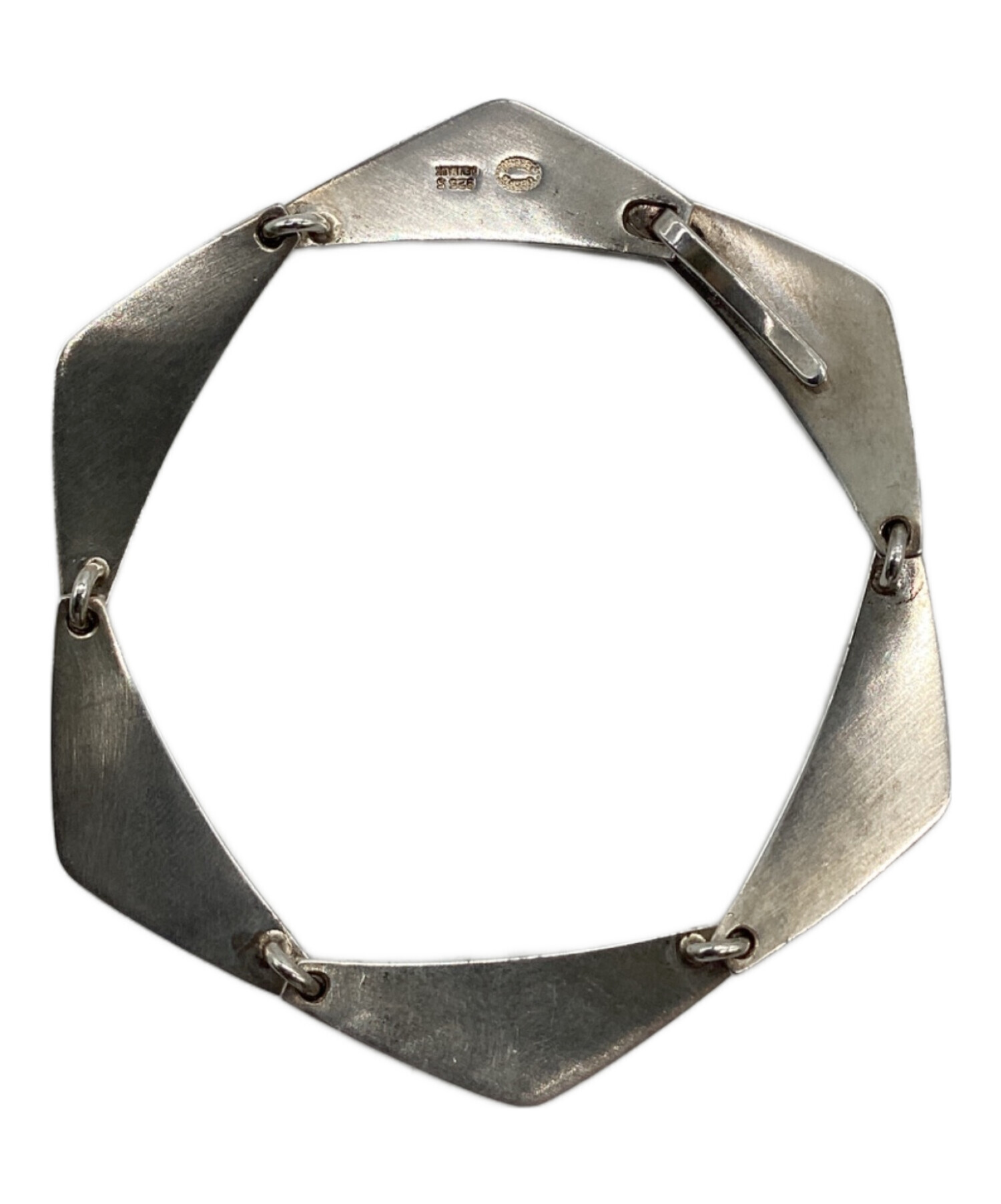 【 SALE】ジョージジェンセン　シルバー×オニキス　ブレスレット　S Georg Jensen/ジョージジェンセン】 ムーンライトグレープ 96