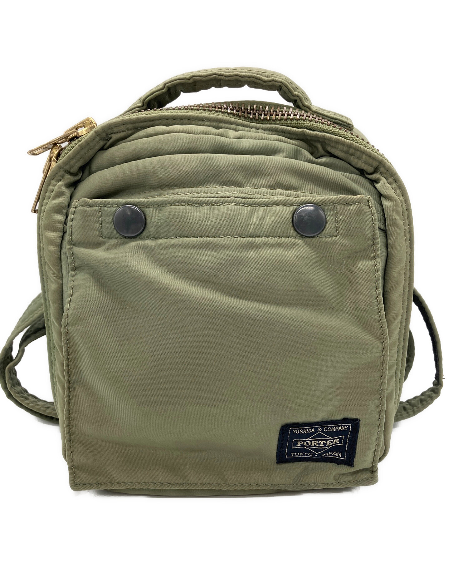 中古・古着通販】PORTER (ポーター) ショルダーバッグ グリーン