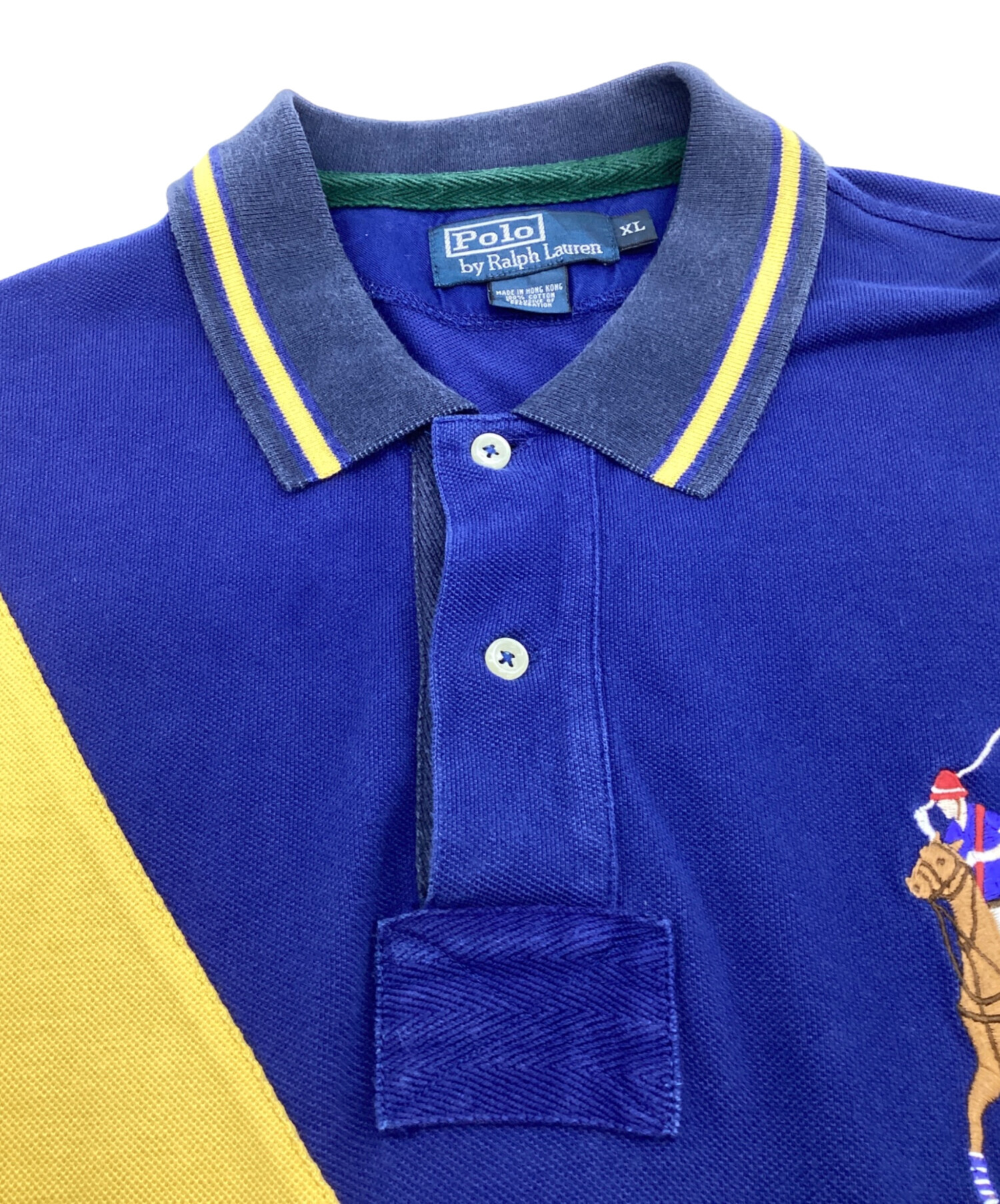 新品タグ付 POLO ラルフローレン ポロ L ブルー 中古・古着通販】Polo by RalphLauren (ポロ バイ ラルフローレン