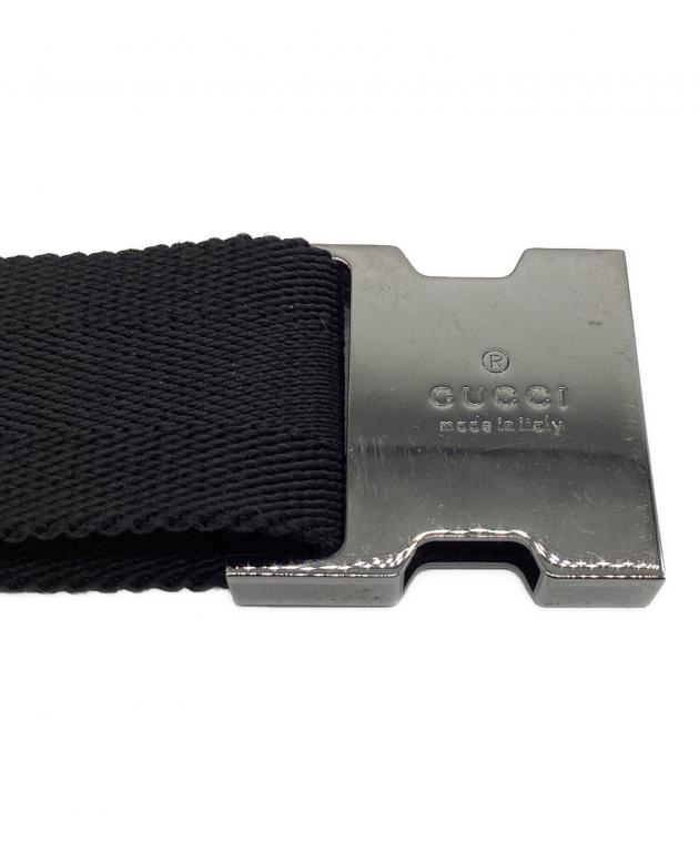 中古・古着通販】GUCCI (グッチ) GGインプリメ ボディバッグ ブラック