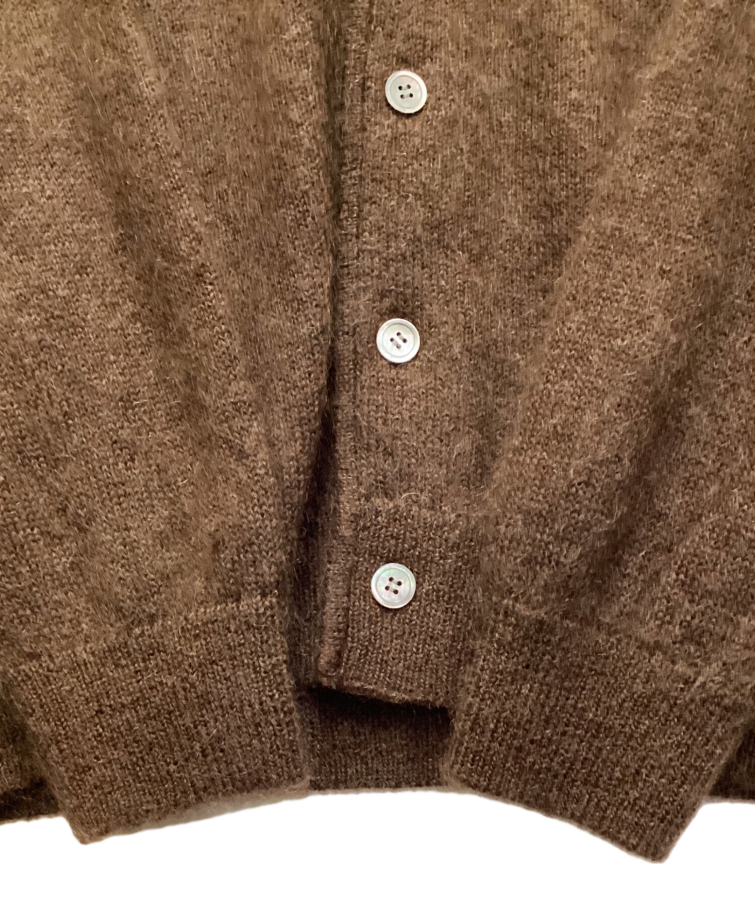 中古・古着通販】Yonetomi (ヨネトミ) SHAGGY MOHAIR CARDIGAN