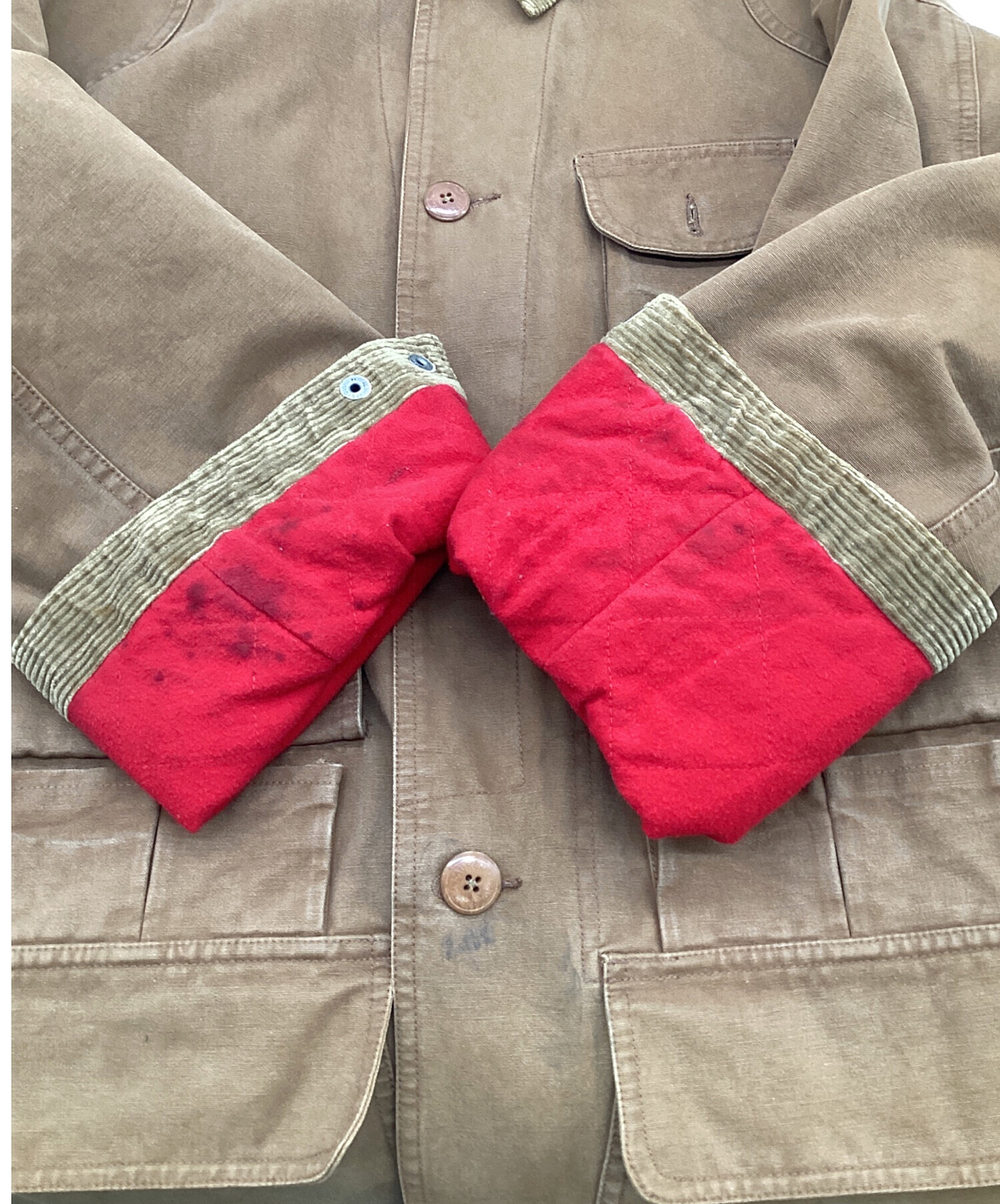 ポロカントリー ラルフローレン スウェードハンティングジャケット ブラウン M ポロカントリー ラルフローレン スウェードハンティングジャケット