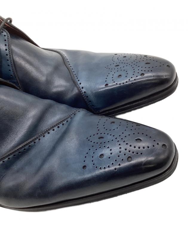 中古・古着通販】MAGNANNI (マグナーニ) レザーシューズ ネイビー