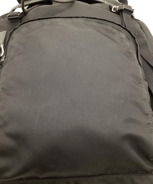 中古・古着通販】PRADA (プラダ) ナイロンリュックサック ブラック
