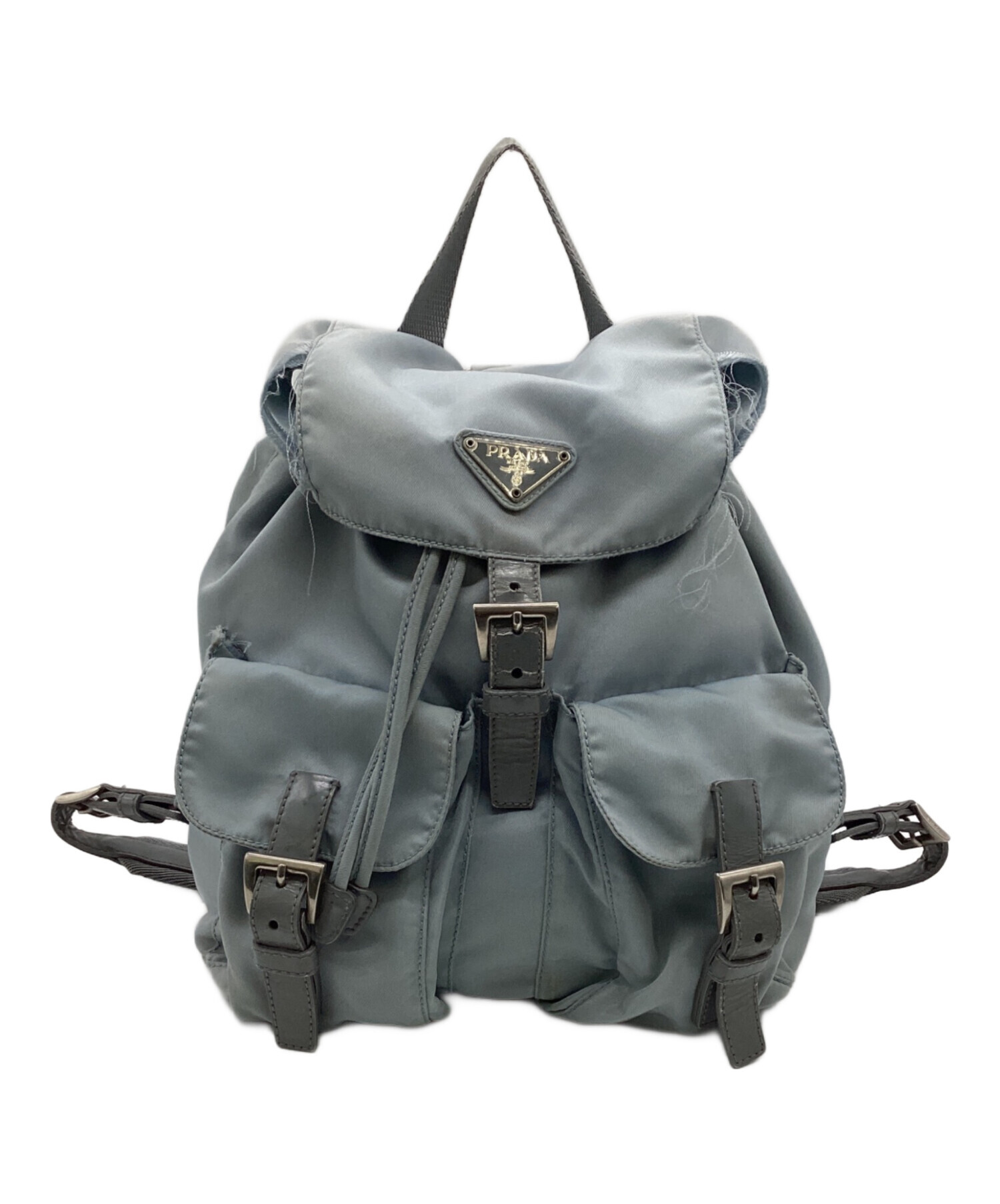 中古・古着通販】PRADA (プラダ) リュック グレー|ブランド・古着通販 中古・古着通販】PRADA (プラダ) リュック グレー|ブランド・古着通販