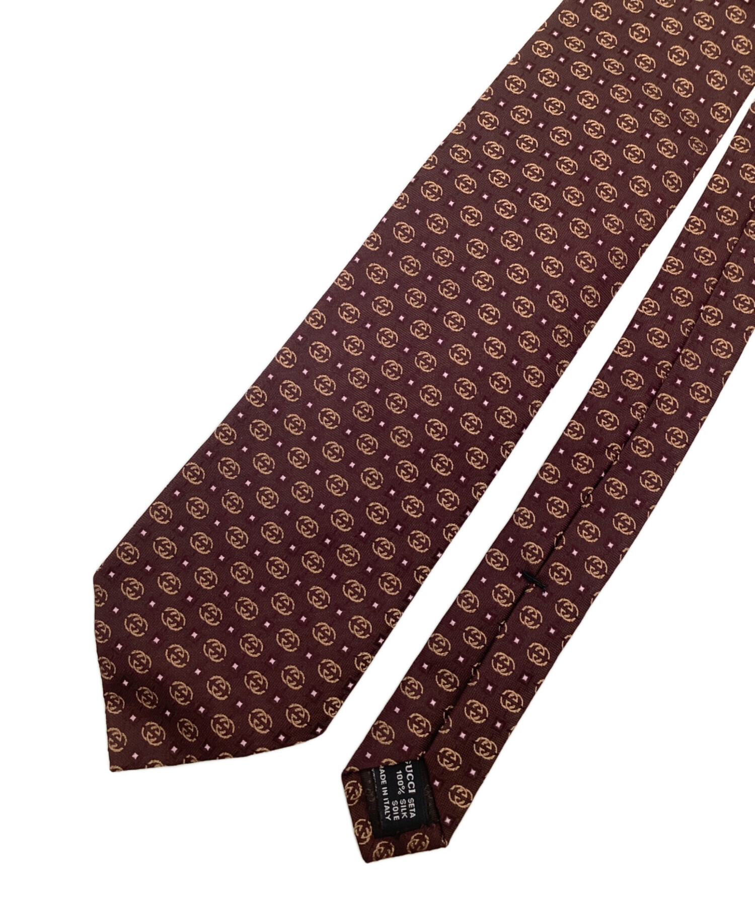 GUCCI ブラウン ネクタイ 　未使用 中古・古着通販】GUCCI (グッチ) ネクタイ ブラウン サイズ