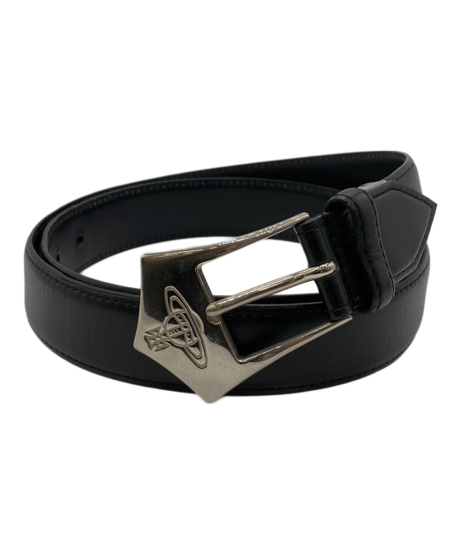人気，新作登場 vivienne westwood MAN ロゴベルト メンズリュック NAVY