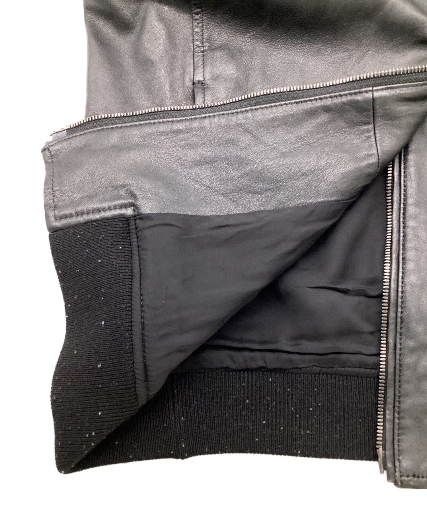 中古・古着通販】theory (セオリー) ジップパーカー ブラック サイズ:M