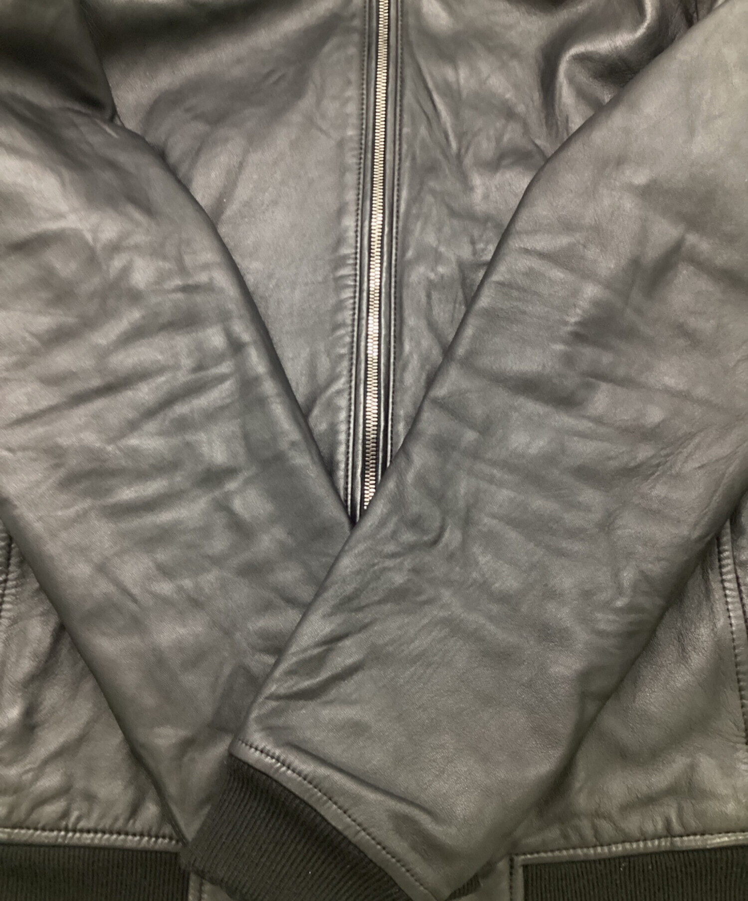 中古・古着通販】theory (セオリー) ジップパーカー ブラック サイズ:M