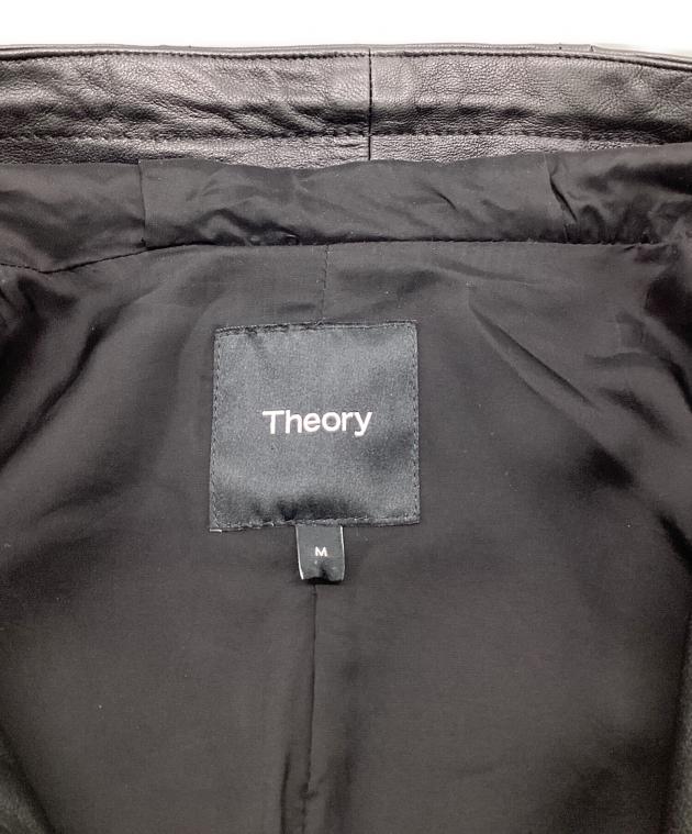 中古・古着通販】theory (セオリー) ジップパーカー ブラック サイズ:M