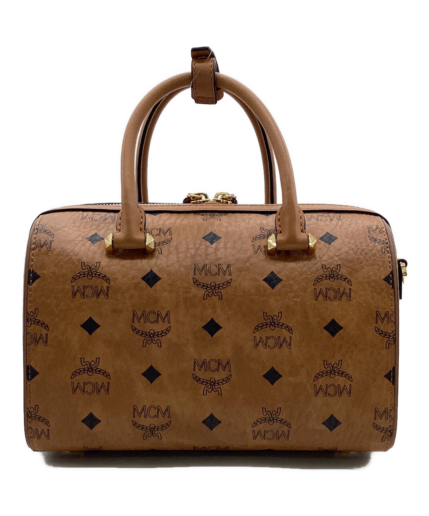 中古・古着通販】MCM (エムシーエム) エッセンシャルボストンバッグ 