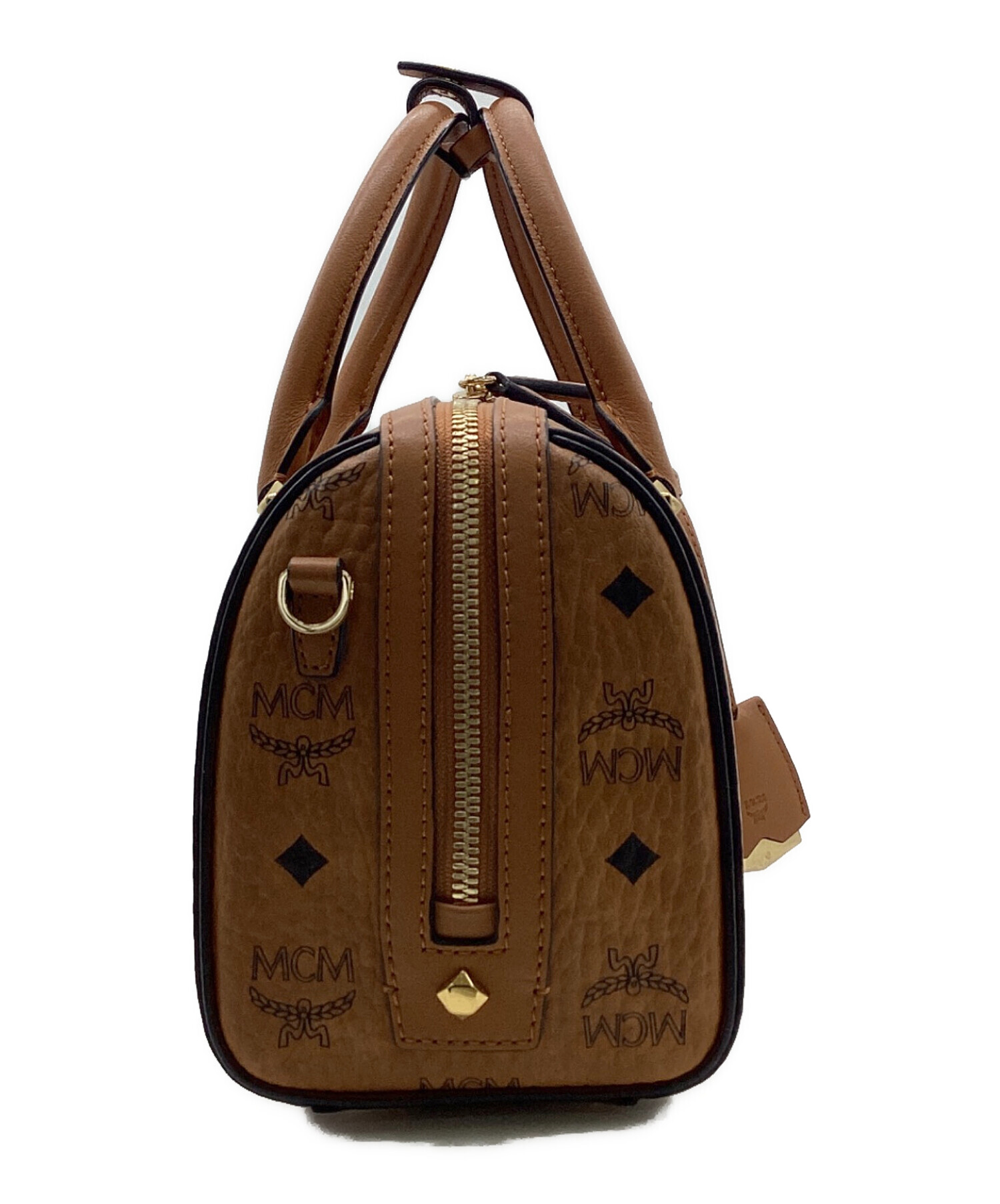 中古・古着通販】MCM (エムシーエム) エッセンシャルボストンバッグ 