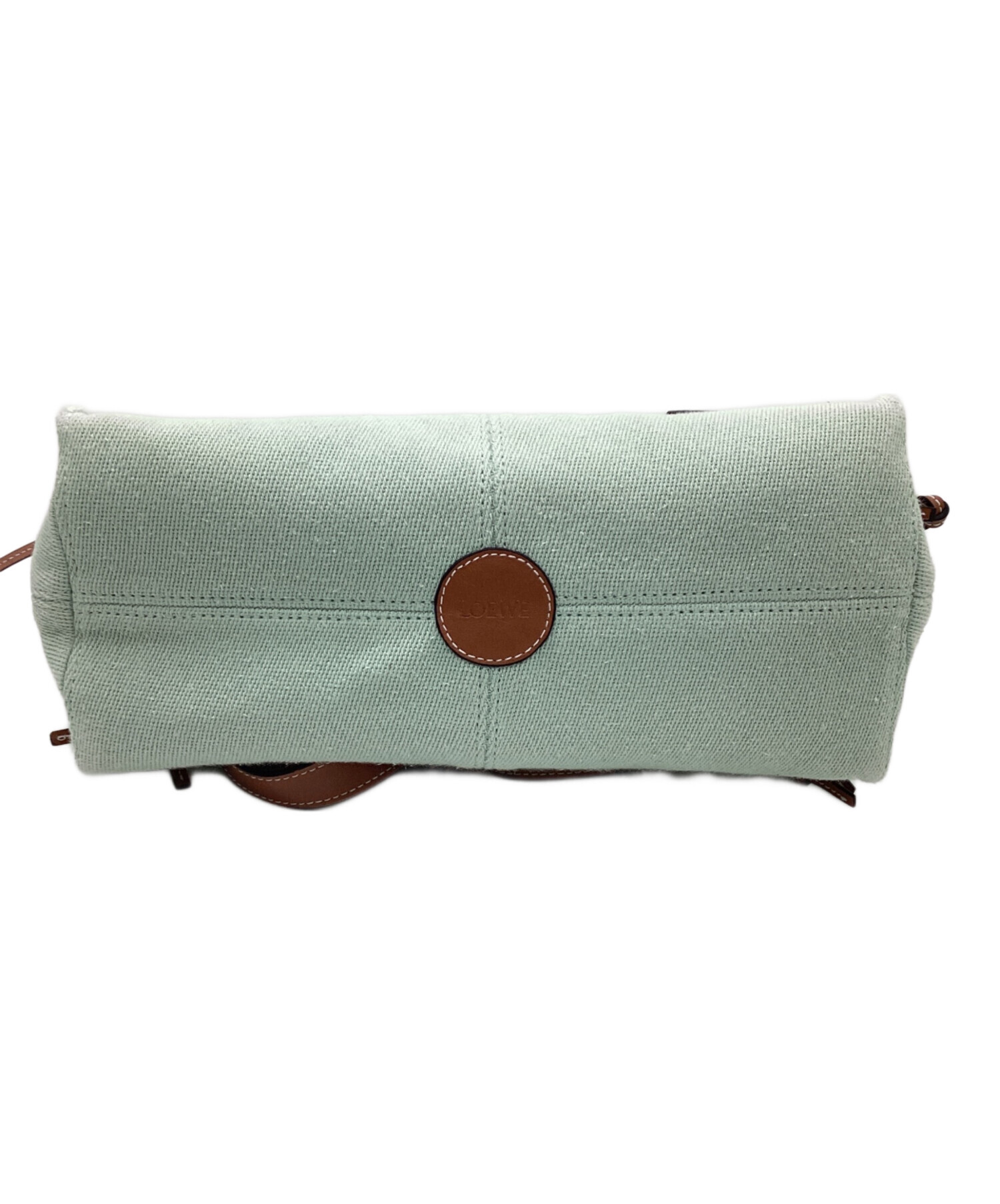 中古・古着通販】LOEWE (ロエベ) クッショントート スモール グリーン