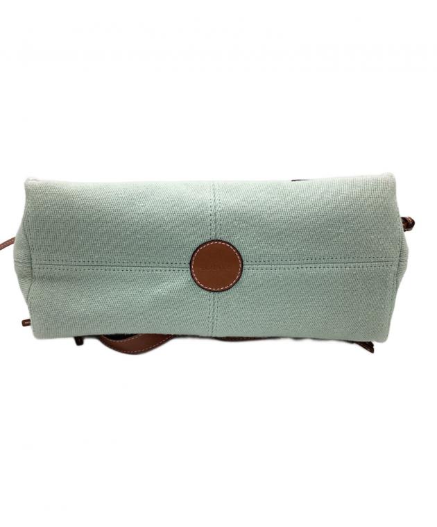 ✨美品✨　LOEWE ロエベ　クッション　グリーン 中古・古着通販】LOEWE (ロエベ) クッショントート スモール グリーン