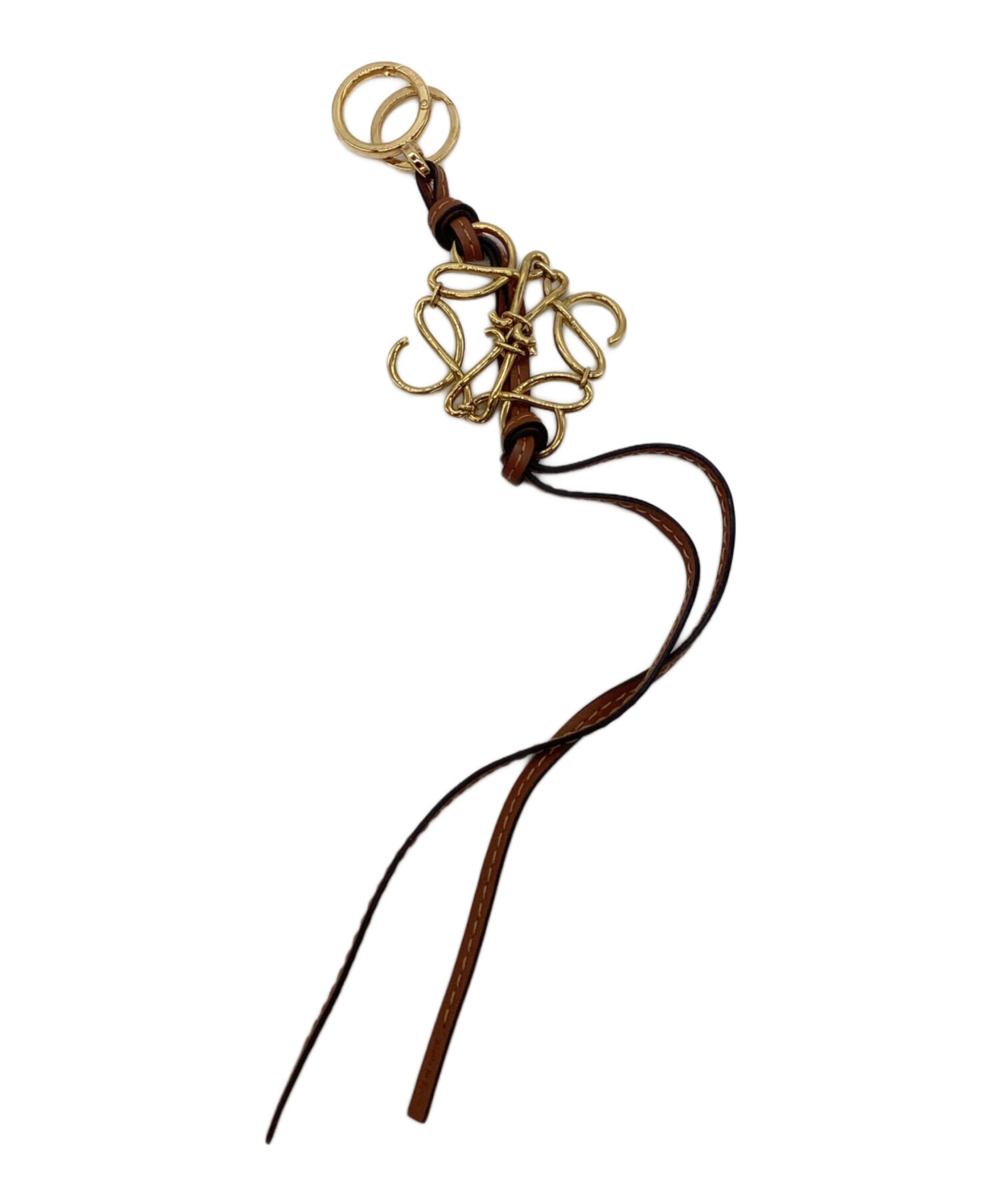 中古・古着通販】LOEWE (ロエベ) アナグラムキーリング ゴールド