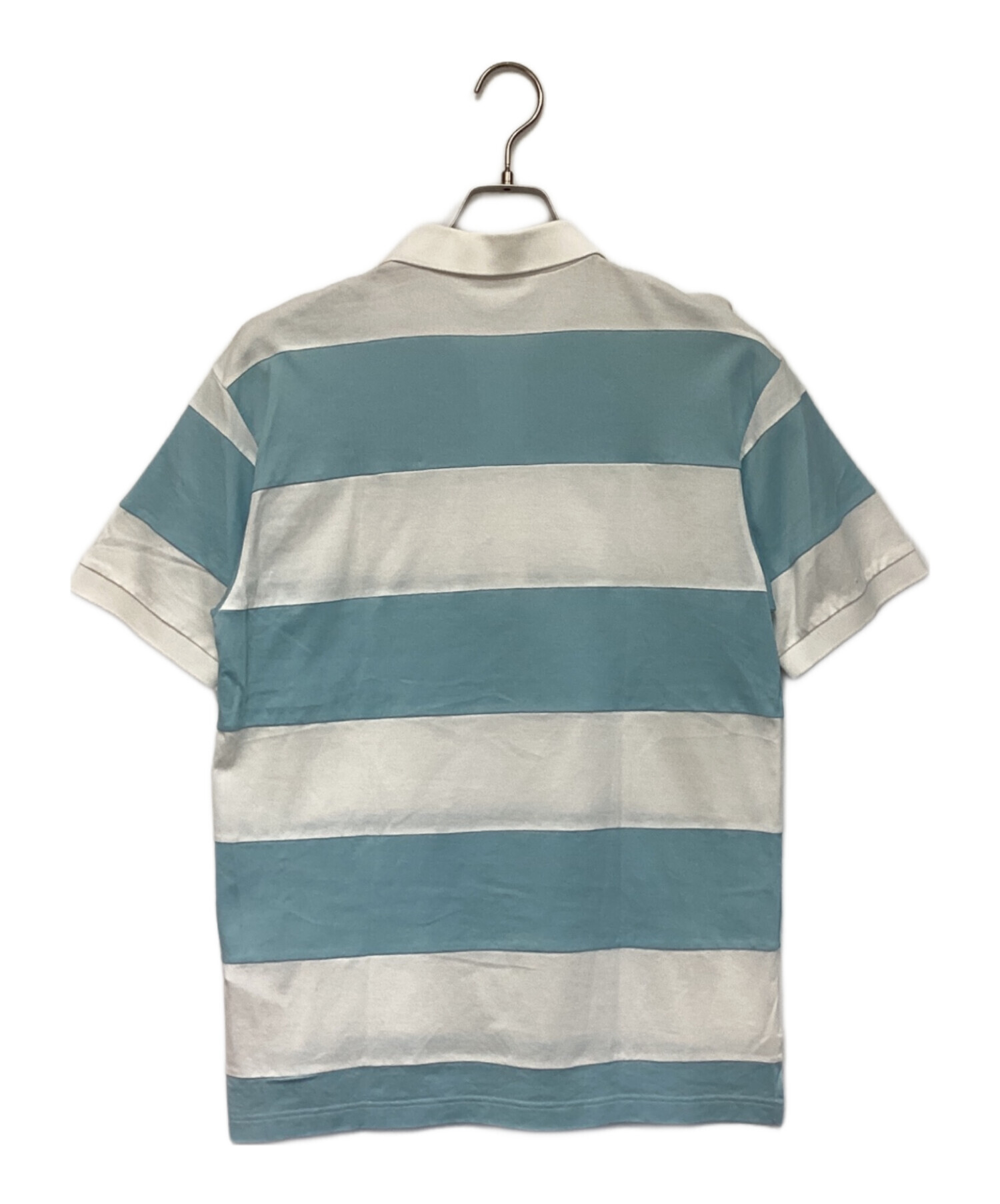 中古・古着通販】PRADA (プラダ) ポロシャツ ブルー×ホワイト サイズ:S