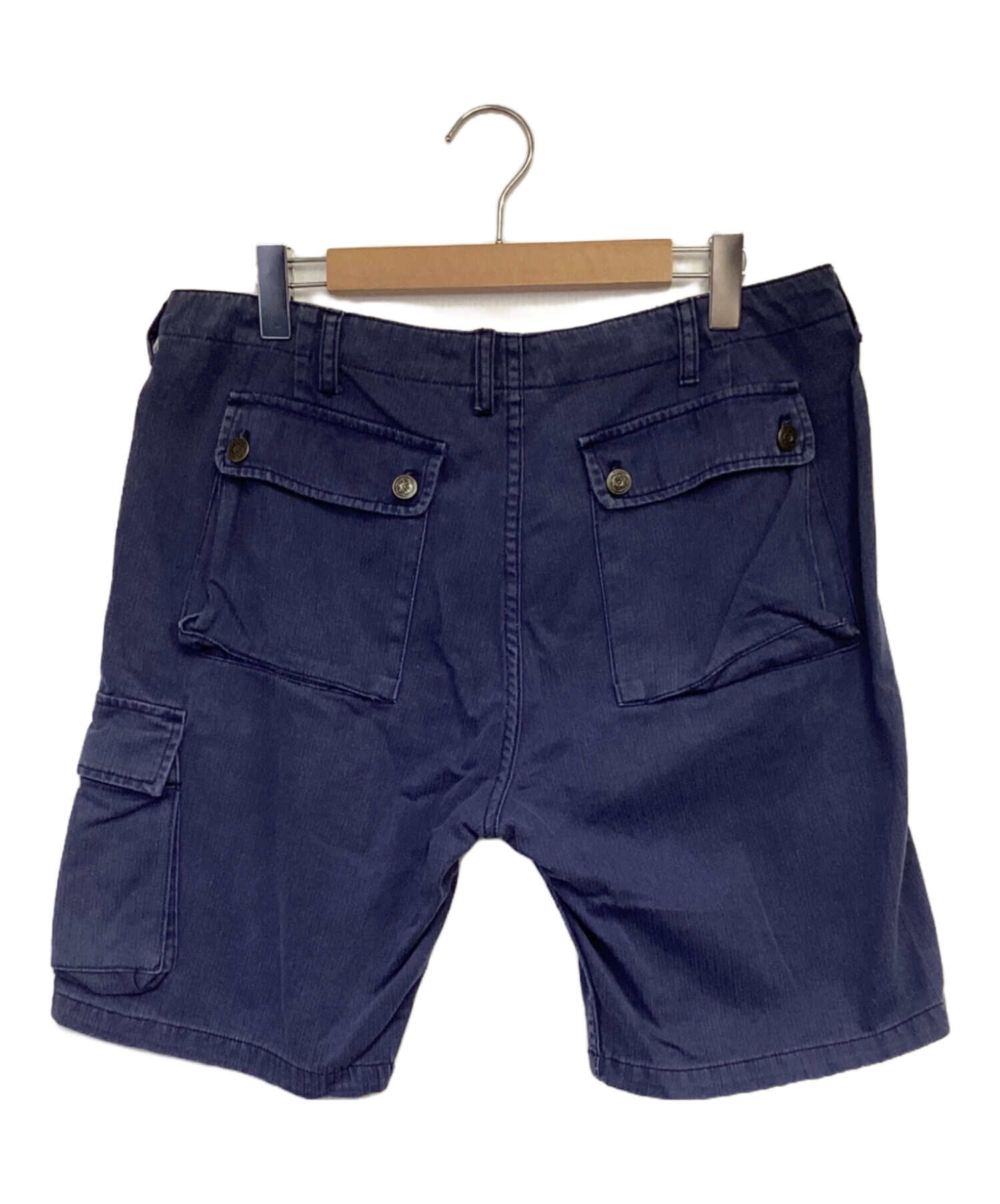 中古・古着通販】RRL (ダブルアールエル) ハーフパンツ ネイビー