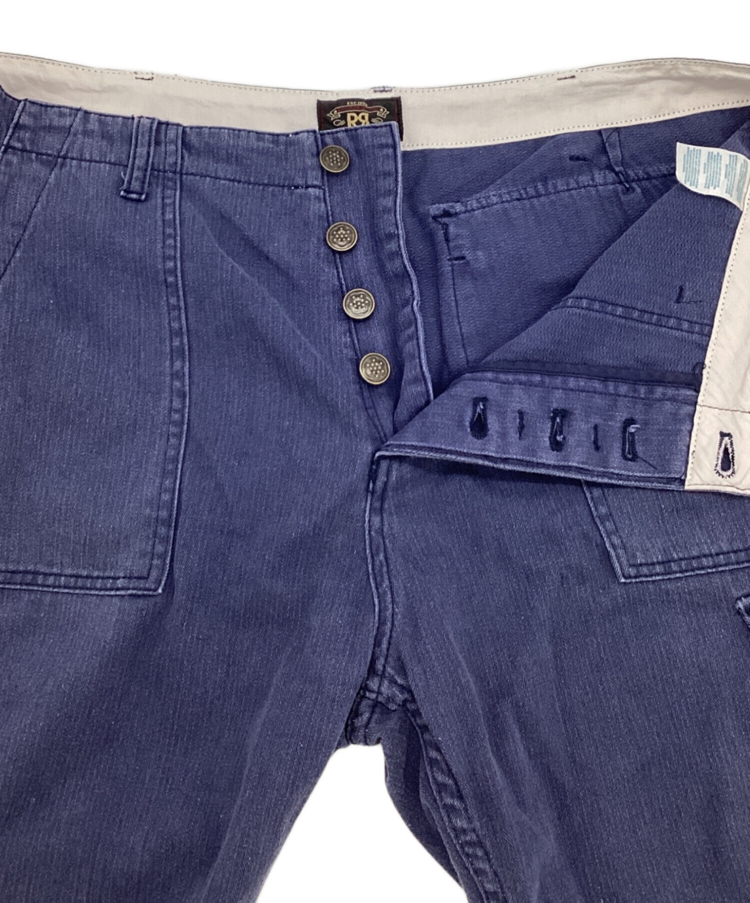 中古・古着通販】RRL (ダブルアールエル) ハーフパンツ ネイビー