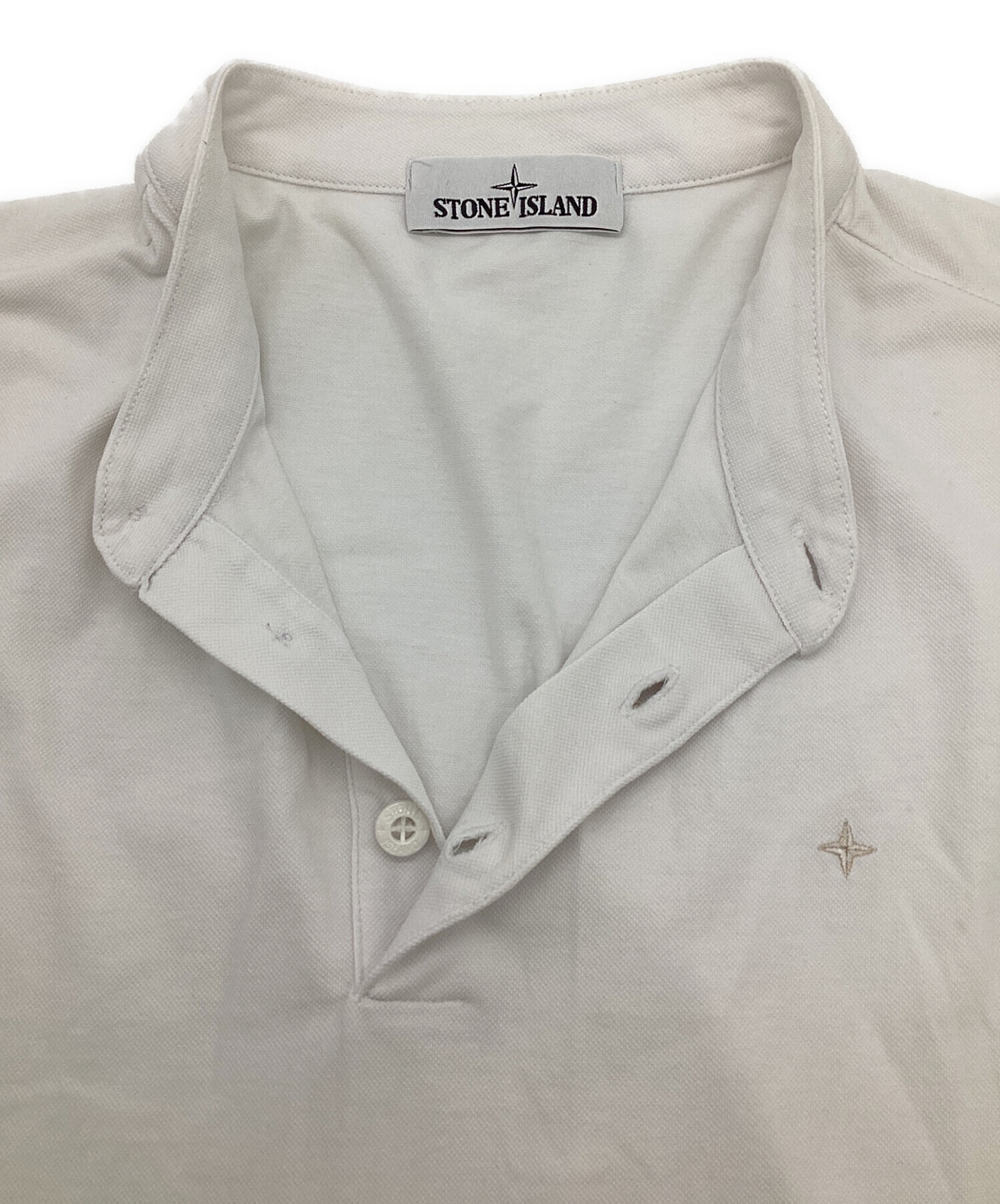 中古・古着通販】STONE ISLAND (ストーンアイランド) ヘンリーネック 