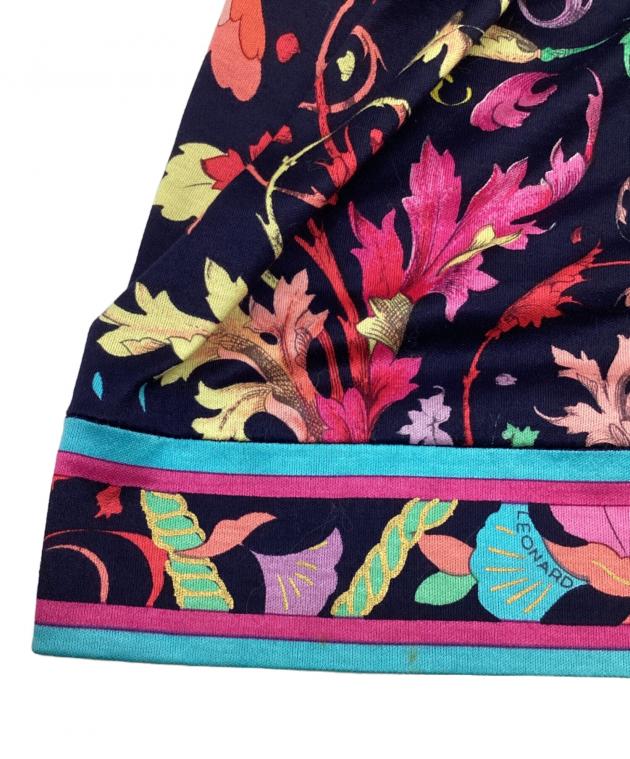 中古・古着通販】LEONARD (レオナール) ワンピース ネイビー サイズ:S