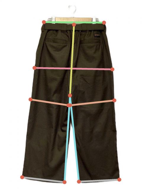 tightbooth スラックス　グリーン 中古・古着通販】TIGHTBOOTH (タイトブース) BAGGY SLACKS（バギー