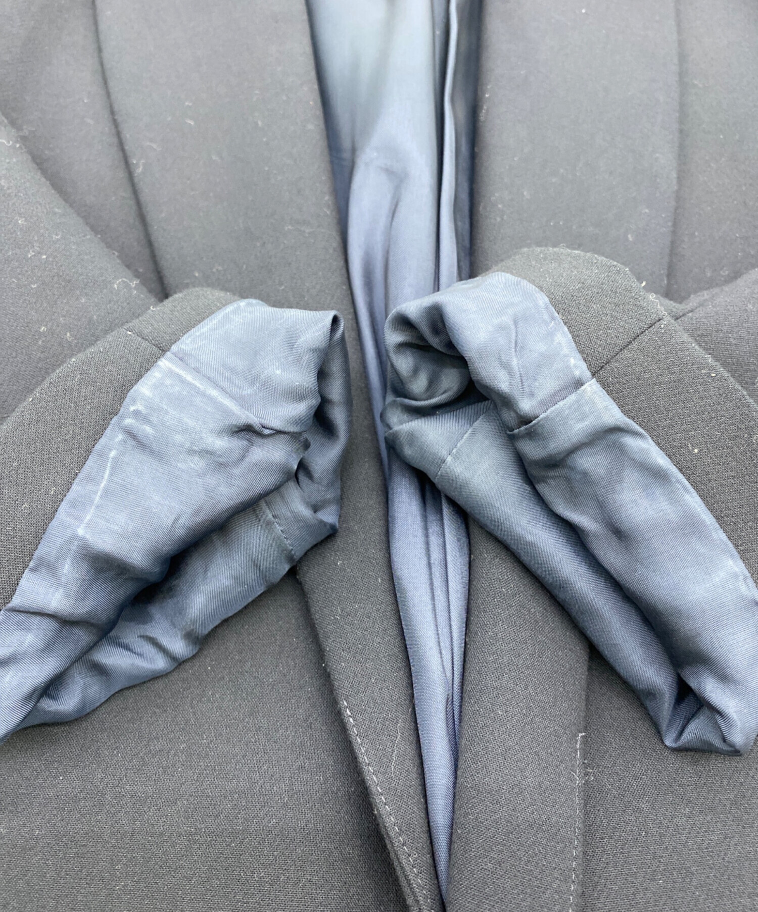 中古・古着通販】ENFOLD (エンフォルド) チェスターコート ネイビー