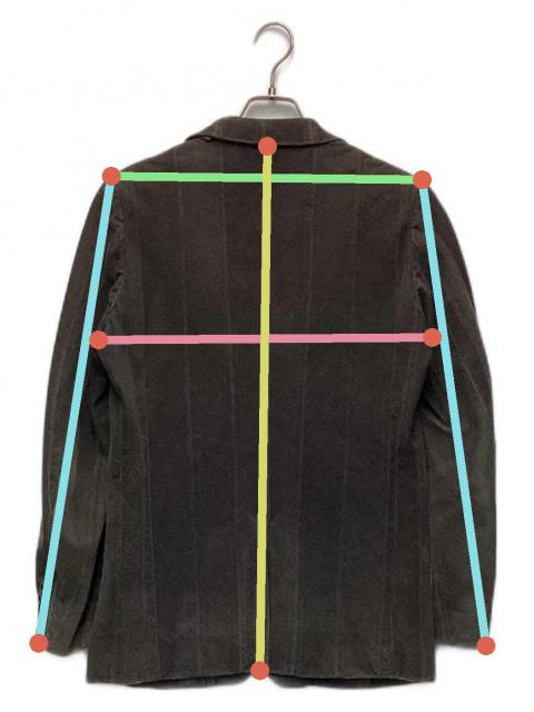 中古・古着通販】sacai (サカイ) テーラードジャケット ブラウン