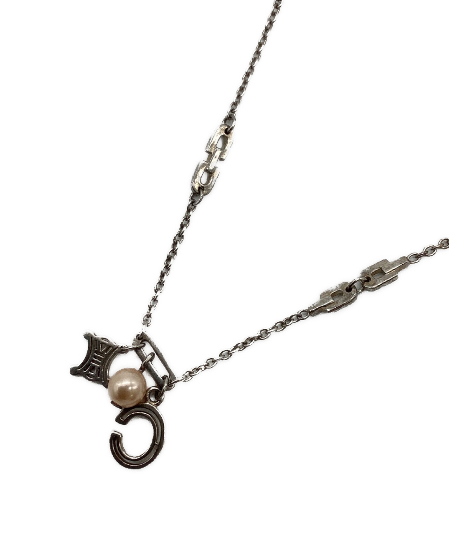 中古・古着通販】CELINE (セリーヌ) マカダム ネックレス｜ブランド