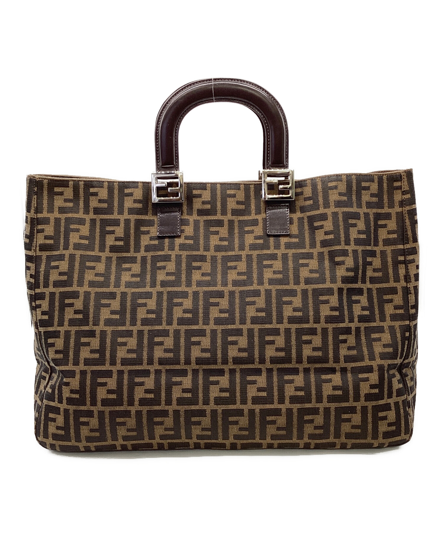 中古・古着通販】FENDI (フェンディ) ズッカ キャンバス ハンドバッグ 