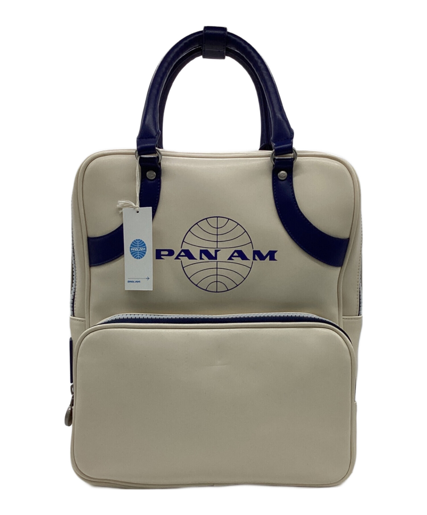 中古・古着通販】PAN AM (パンナム) リュック ホワイト｜ブランド