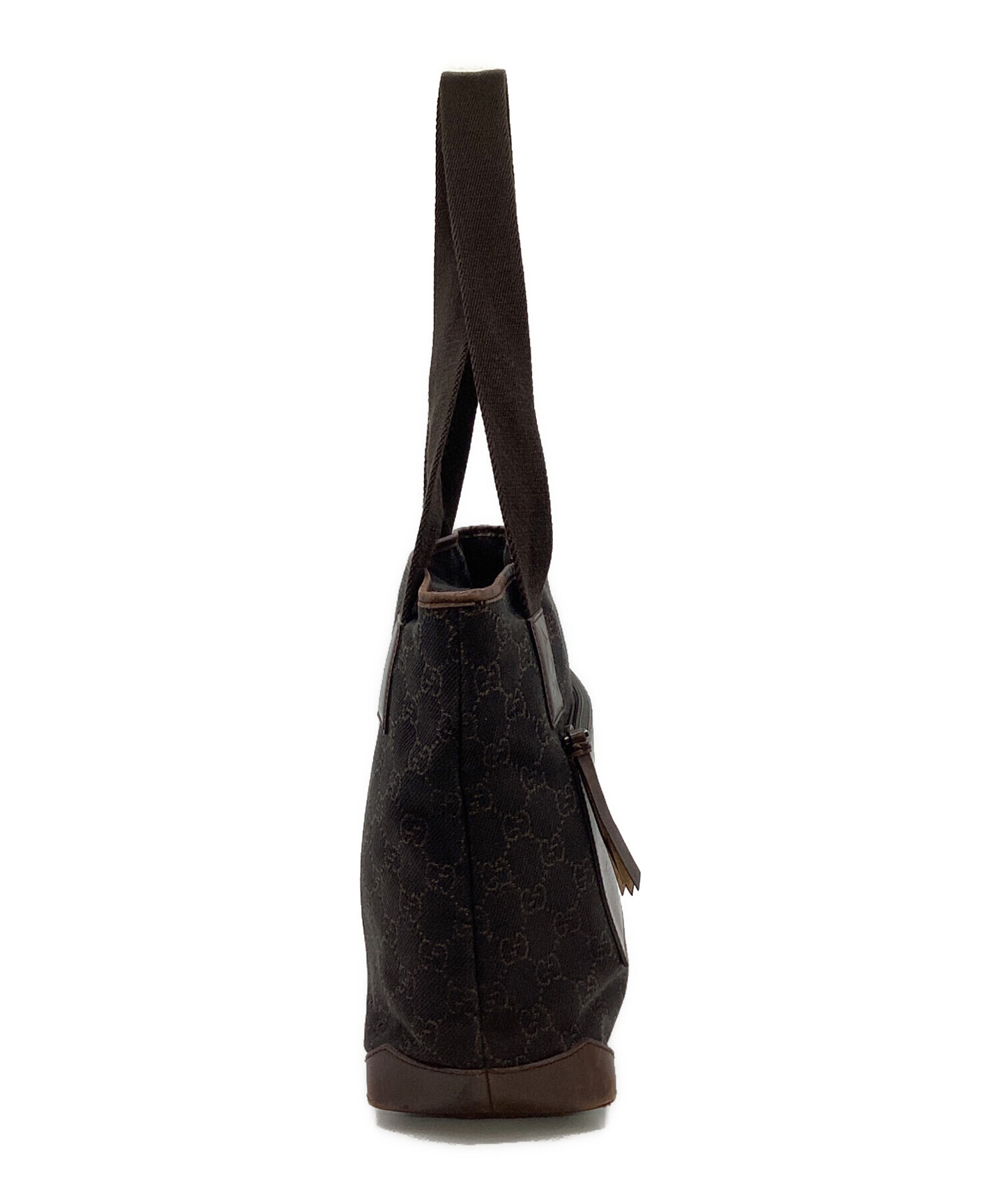 中古・古着通販】GUCCI (グッチ) GGキャンバス トートバッグ ブラウン