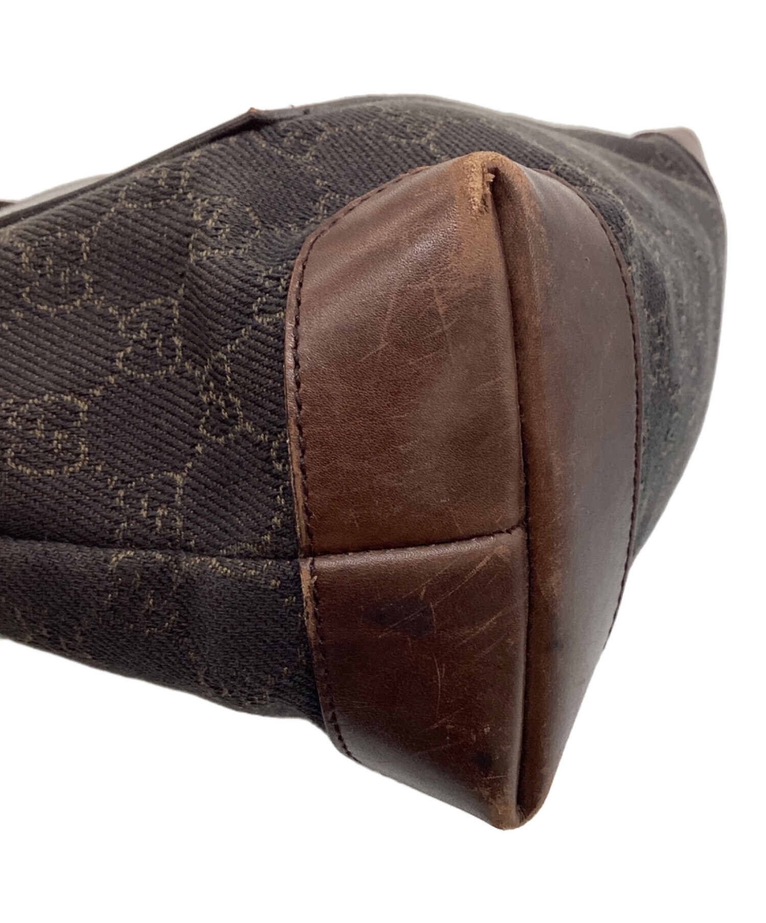 GUCCI GGキャンバス トートバッグ ブラウン専用です 中古・古着通販】GUCCI (グッチ) GGキャンバス トートバッグ ブラウン