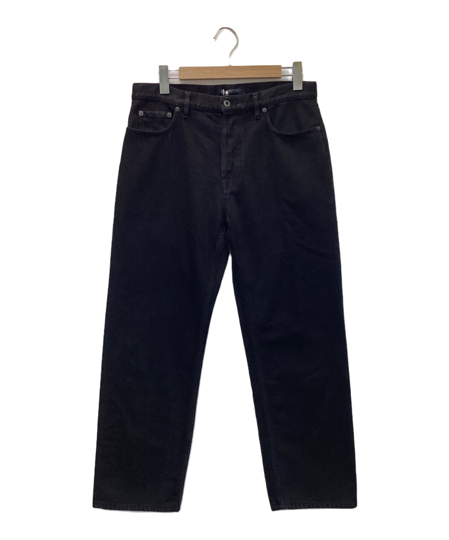 中古・古着通販】VALENTINO (ヴァレンティノ) デニムパンツ ブラック