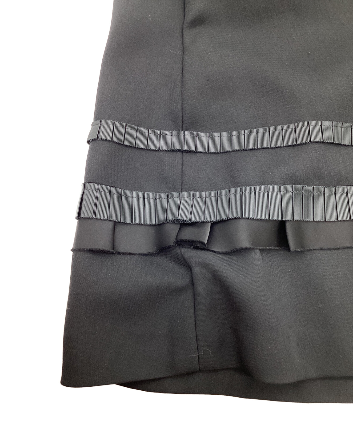 中古・古着通販】FOXEY (フォクシー) ノースリーブワンピース ネイビー