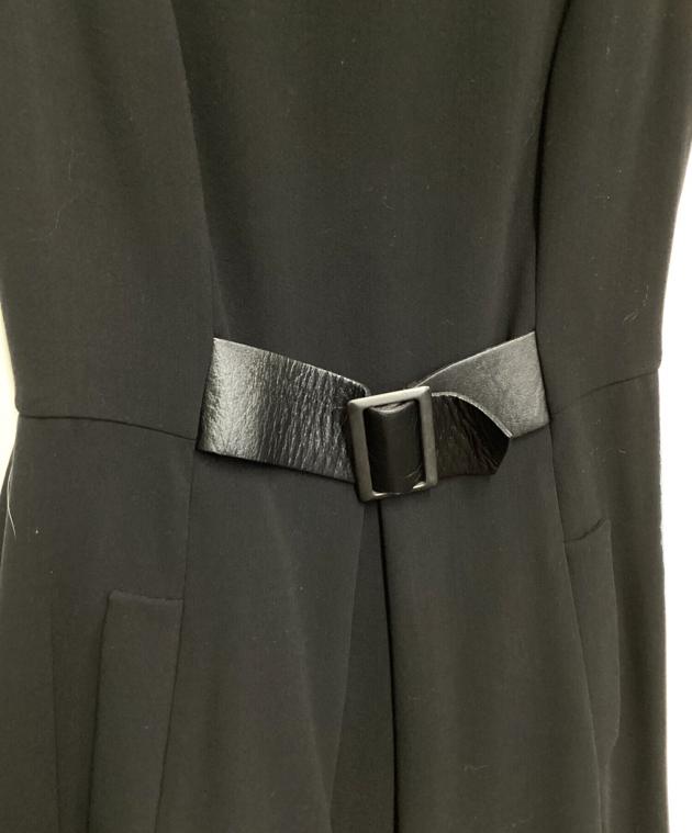 中古・古着通販】FOXEY (フォクシー) ノースリーブワンピース ブラック