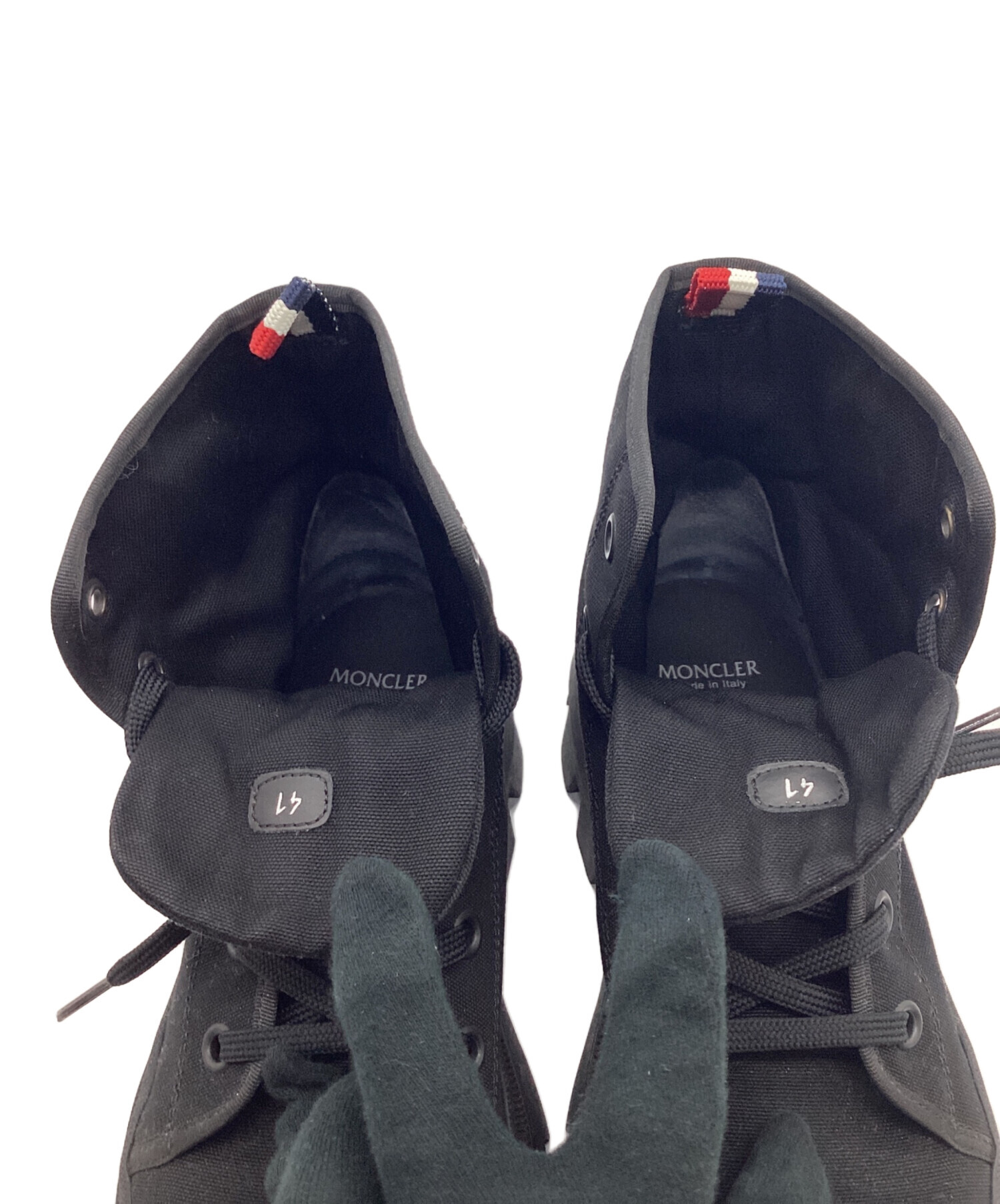 中古・古着通販】MONCLER (モンクレール) ハイカットスニーカー