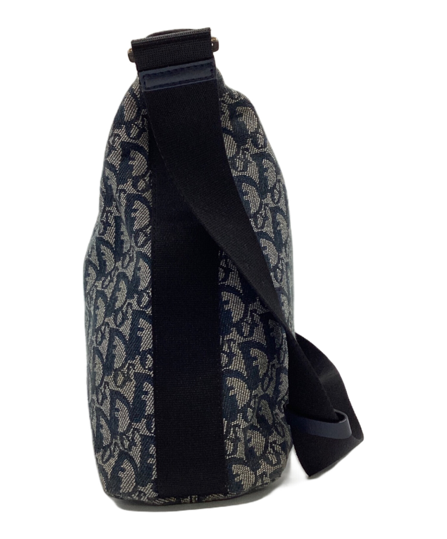ディオール Dior トロッター柄 ショルダーバッグ ネイビー ヴィンテージ Christian Dior クリスチャンディオール トロッター ショルダー