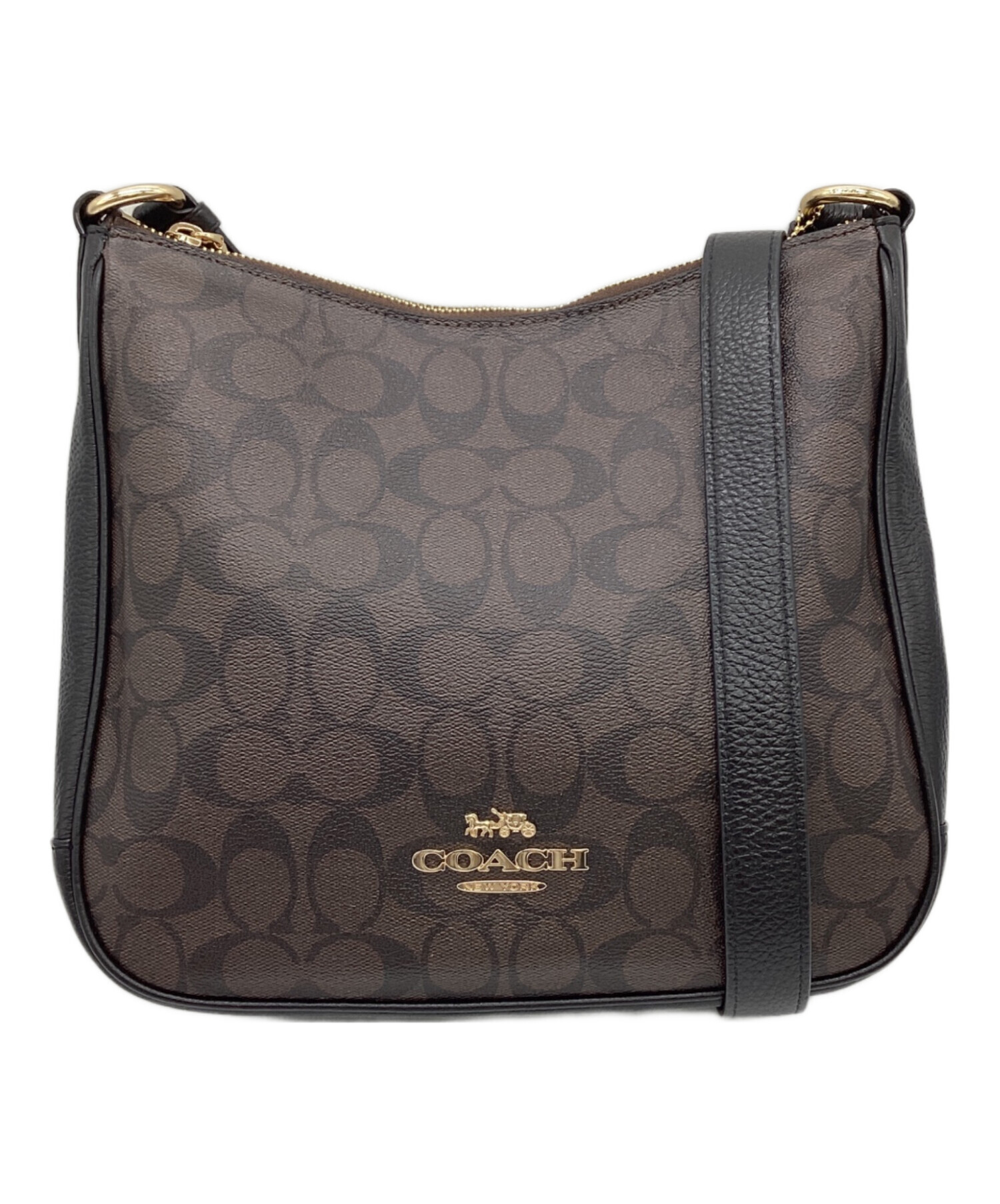 中古・古着通販】COACH (コーチ) エリー ファイルバッグ ブラウン 
