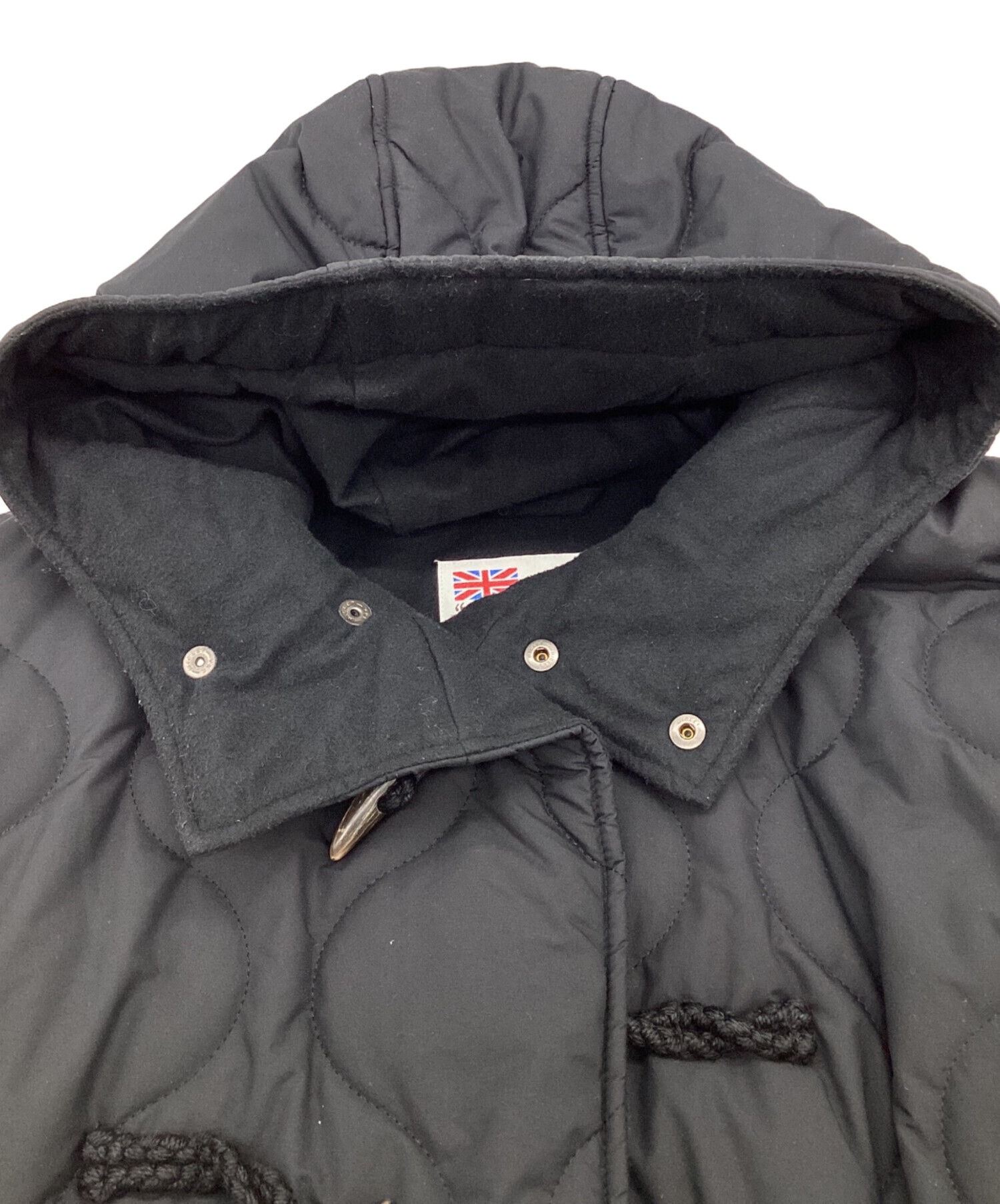 トラディショナルウェザーウェア OVERTON キルティングダッフルコート OVERTON オーバートン｜ネイビー×ネイビー｜ユニセックス｜コート