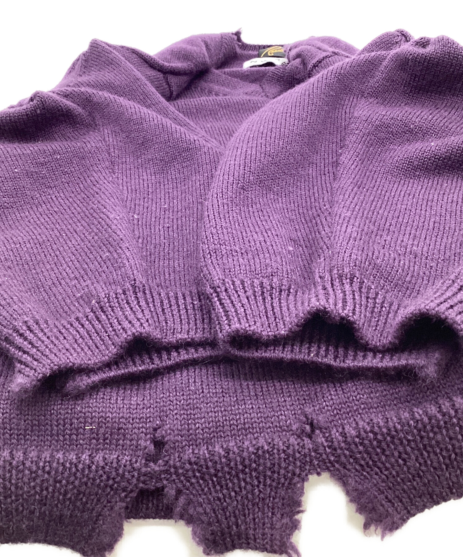 中古・古着通販】NOMA t.d. Needles (ニードルズ) V NECK PULLOVER 