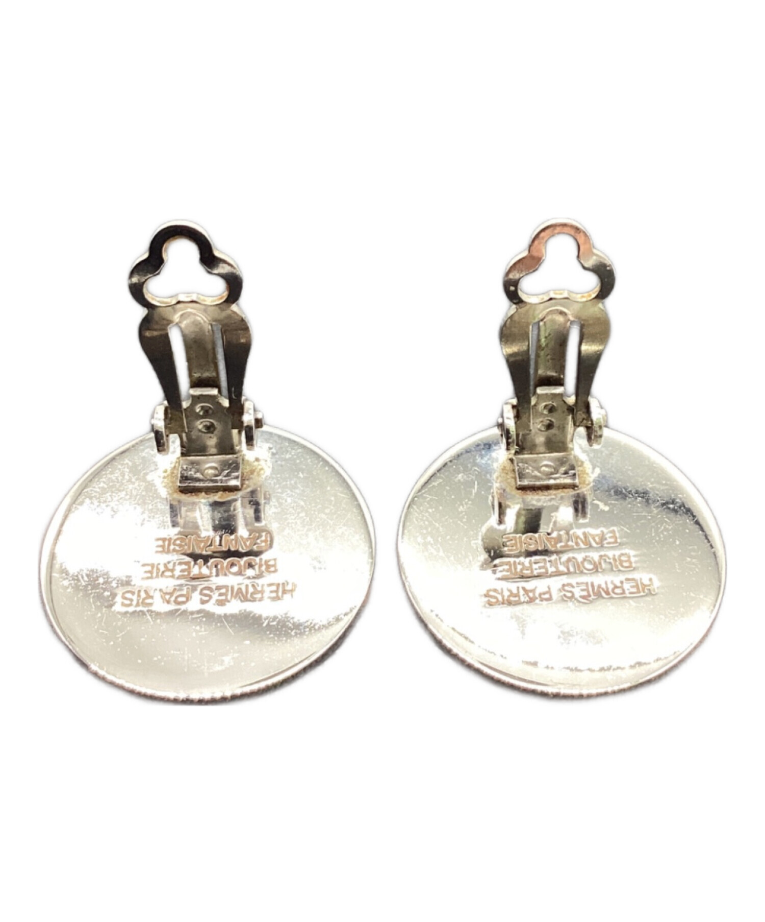 エルメス HERMES ピアス セリエ コンビ ゴールド シルバー イヤリング