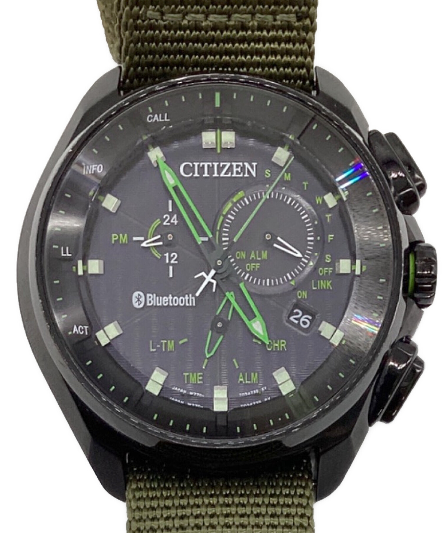 エコドライブ ブルートゥースソーラー時計 BZ1024-05EW770 ジャンク 中古・古着通販】CITIZEN (シチズン) エコ ドライブ Bluetooth 腕時計